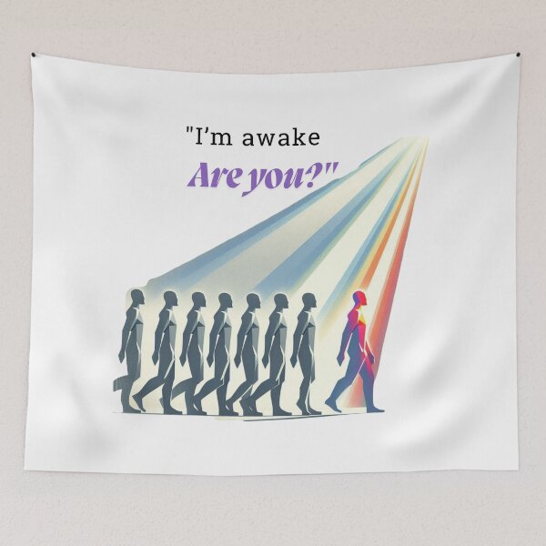 Item preview, Awaken and Break the Pattern – “Are You?” Art designed and sold by JenniferCreaArte .