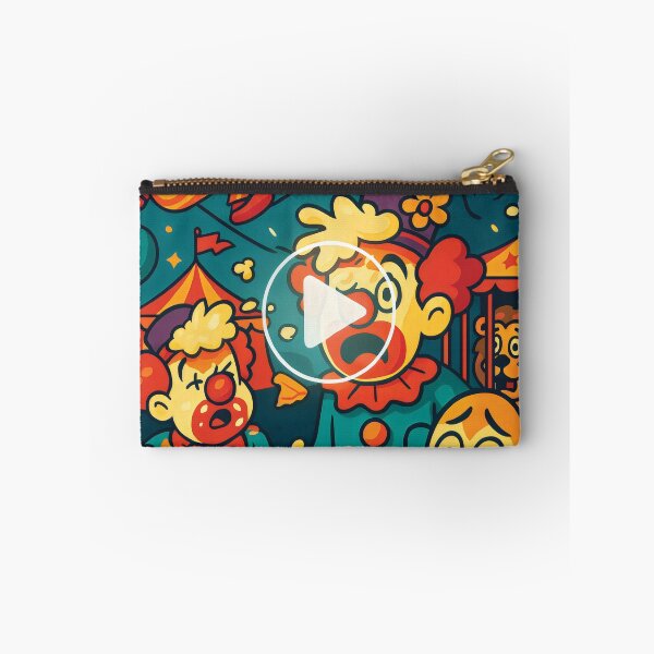 Item preview, Clown Show Meltdown - Surreal Circus Chaos designed and sold by ShineEyePirate.