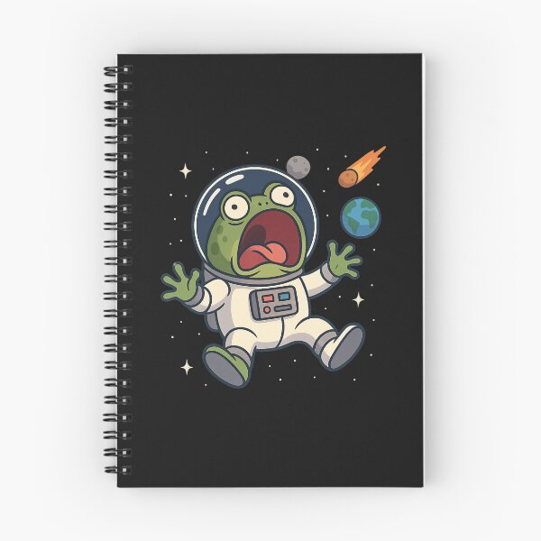 Item preview, Froggy in Space Panic Mode designed and sold by ALITOPRINCE.