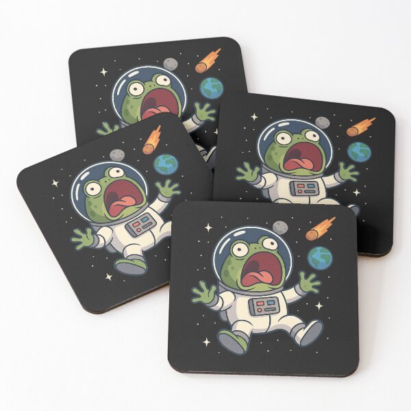 Item preview, Froggy in Space Panic Mode designed and sold by ALITOPRINCE.