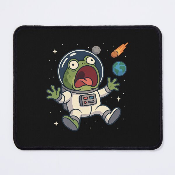 Item preview, Froggy in Space Panic Mode designed and sold by ALITOPRINCE.