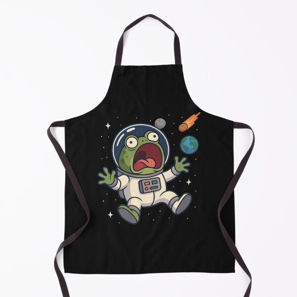 Item preview, Froggy in Space Panic Mode designed and sold by ALITOPRINCE.