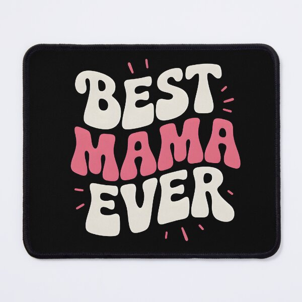 Item preview, Groovy Best Mama Ever Typography designed and sold by Hooodify.