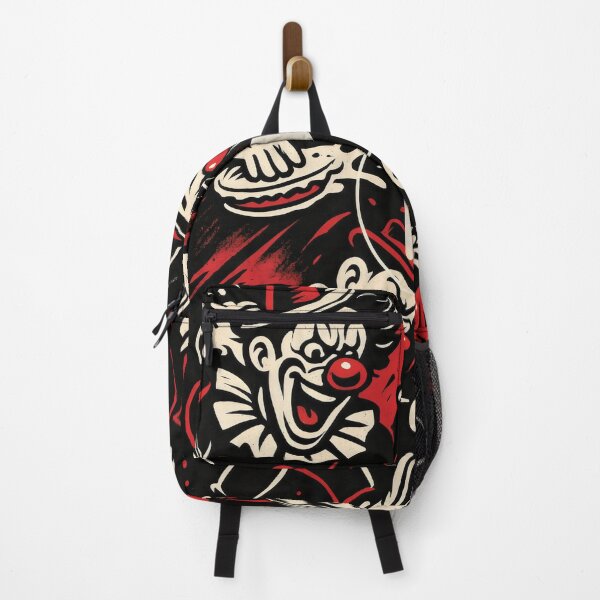 Item preview, Midnight Clown Chaos – Vintage Mayhem in Red & Black designed and sold by ShineEyePirate.