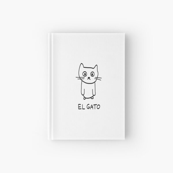 Vista previa del artículo con la obra «El gato gato de pie meme Brainrot», diseñado y vendido por Leila & the stars.
