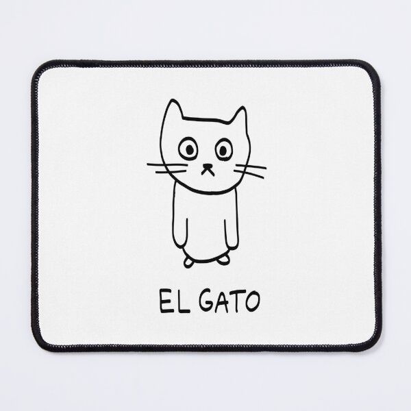Item preview, El gato standing cat brainrot meme designed and sold by Leila & the stars.