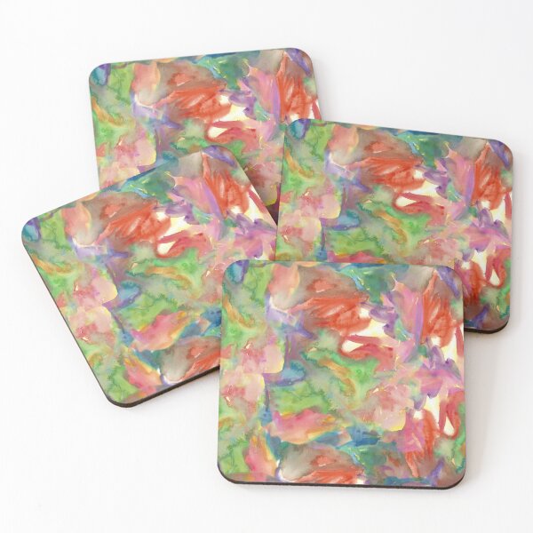 Item preview, Rainbow Hand Painted Multicolor Watercolor Abstract designed and sold by GenAumonier.