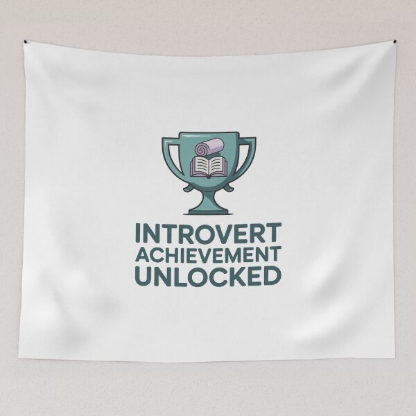 Item preview, Introvert Achievement Unlocked designed and sold by SignumShop.