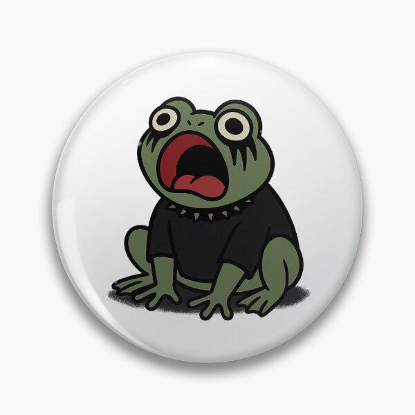 Item preview, Goth Froggy Screams at Nothing designed and sold by ALITOPRINCE.