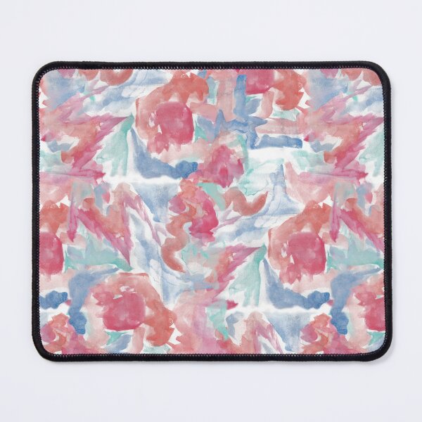 Item preview, Hand Painted Red Green Blue Orange Watercolor Abstract designed and sold by GenAumonier.