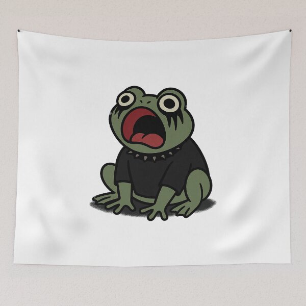 Item preview, Goth Froggy Screams at Nothing designed and sold by ALITOPRINCE.