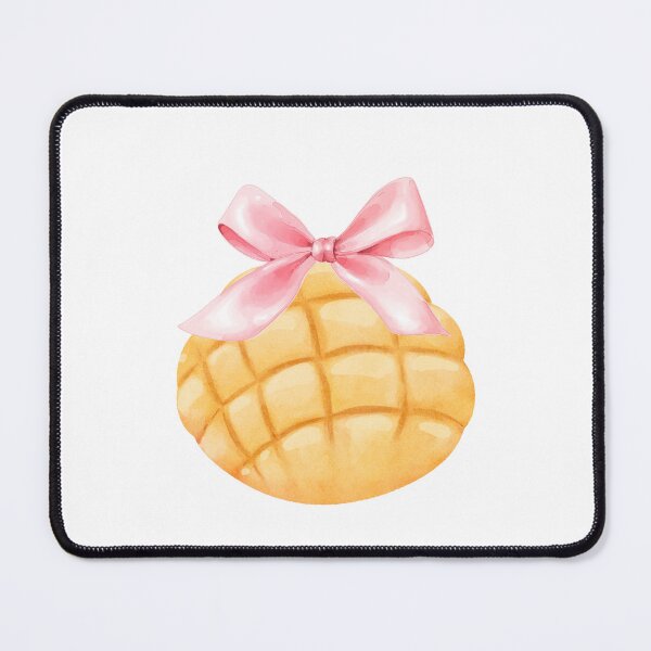 Item preview, Melon Pan with Pink Bow – Coquette Japanese Sweet Bread Watercolor Aesthetic designed and sold by DivinePassion.