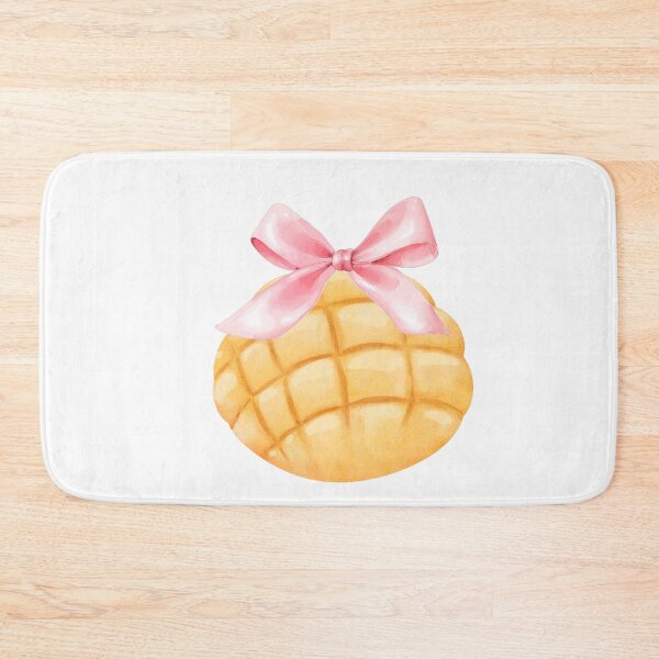 Item preview, Melon Pan with Pink Bow – Coquette Japanese Sweet Bread Watercolor Aesthetic designed and sold by DivinePassion.