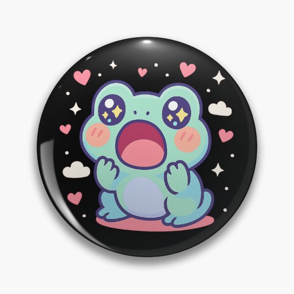 Item preview, Kawaii Screaming Froggy designed and sold by ALITOPRINCE.