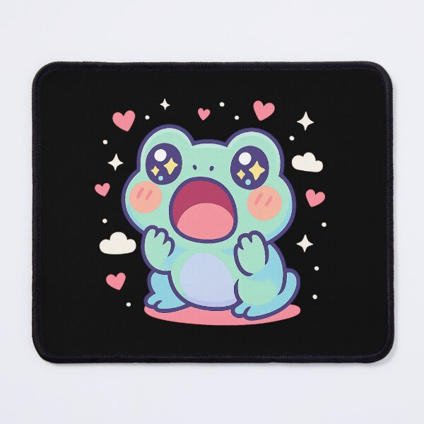 Item preview, Kawaii Screaming Froggy designed and sold by ALITOPRINCE.