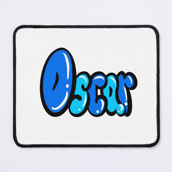 Item preview, Oscar name in blue graffiti calligraphy Top 10 best personalised gifts for boys Oscar designed and sold by Artonmytee.