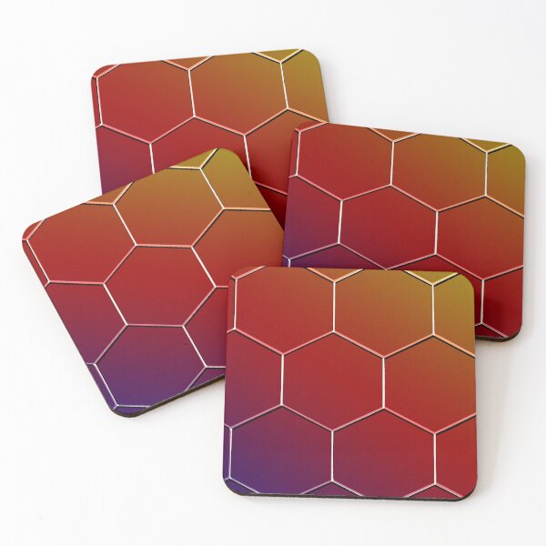 Item preview, Radiant Hexagon Gradient Art designed and sold by AmbientArtCo.