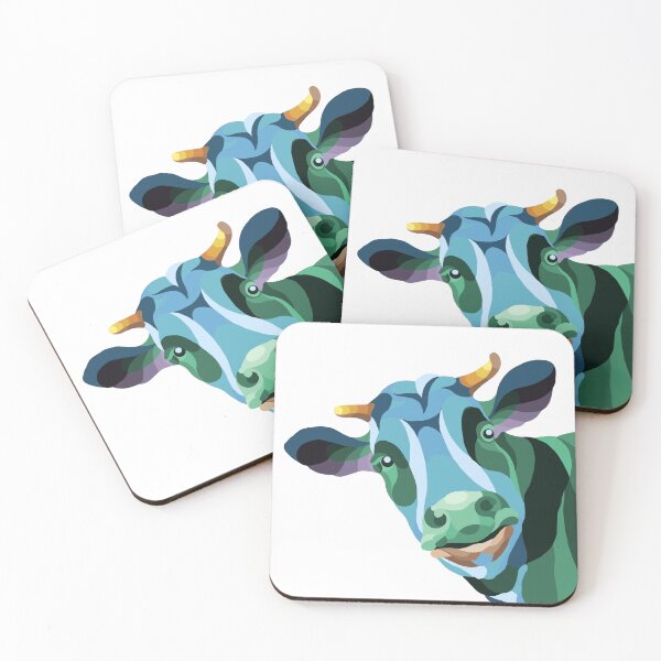 Item preview, Colourblock Cow designed and sold by ghartdesign.