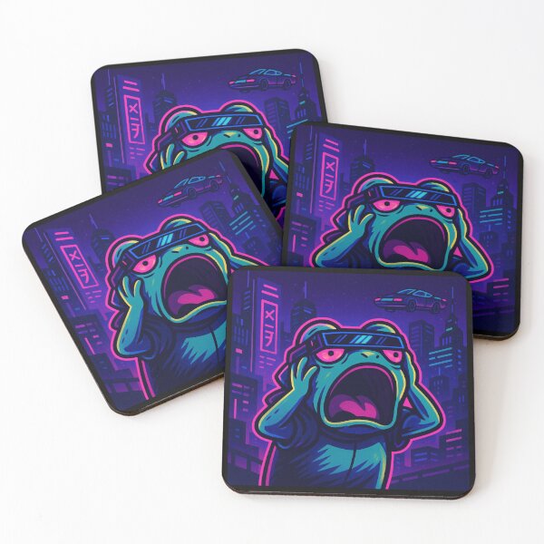 Item preview, Cyberpunk Screaming Froggy designed and sold by ALITOPRINCE.