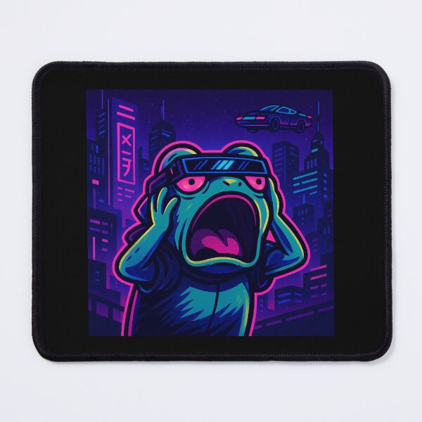 Item preview, Cyberpunk Screaming Froggy designed and sold by ALITOPRINCE.