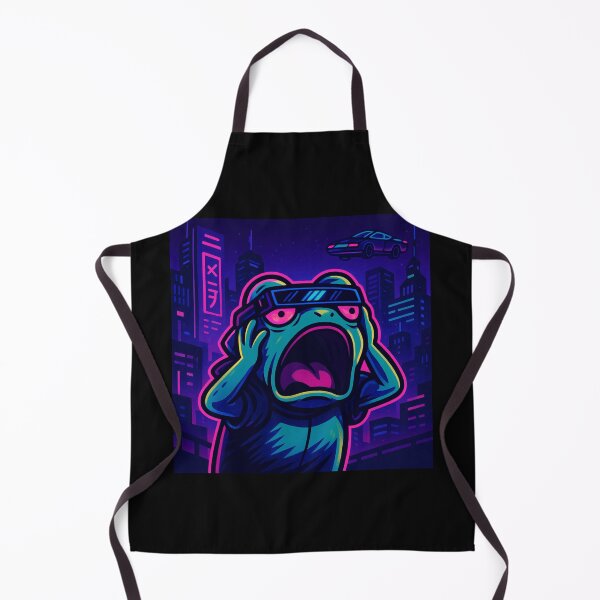 Item preview, Cyberpunk Screaming Froggy designed and sold by ALITOPRINCE.