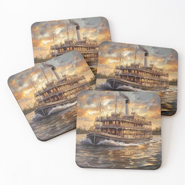 Item preview, Mississippi River paddle steamer Mark  riverboat designed and sold by JanChryzostom.