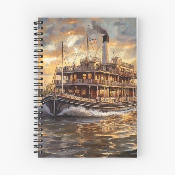 Item preview, Mississippi River paddle steamer Mark  riverboat designed and sold by JanChryzostom.