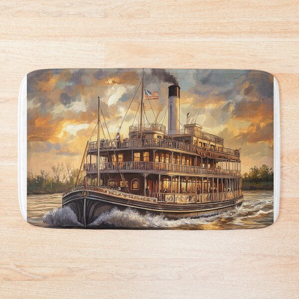 Item preview, Mississippi River paddle steamer Mark  riverboat designed and sold by JanChryzostom.