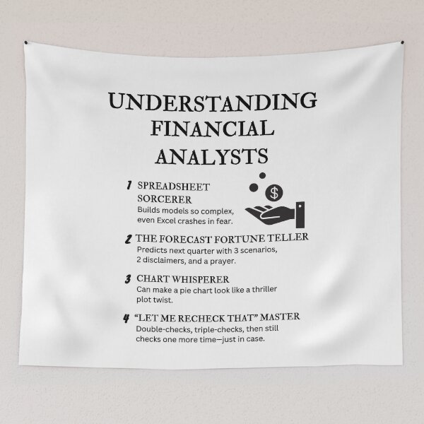 Item preview, Understanding Financial Analysts: Behind the Numbers and the Never-Ending Spreadsheets designed and sold by PsyFlow35.