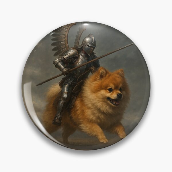 Item preview, Polish Legend – The Winged Hussar and His Majestic Pomeranian designed and sold by Fornax-ART.