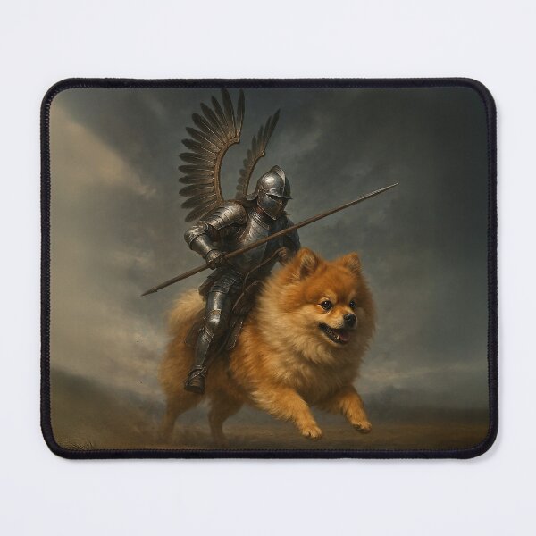 Item preview, Polish Legend – The Winged Hussar and His Majestic Pomeranian designed and sold by Fornax-ART.