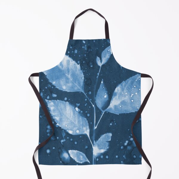 Item preview, Moody Leaf Specimen in Blue and White Cyanotype designed and sold by Janine Aykens.