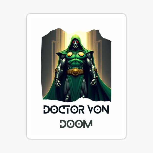 Artikel-Vorschau von Dr. Doom Bösewicht Kunst, designt und verkauft von Driftees027.