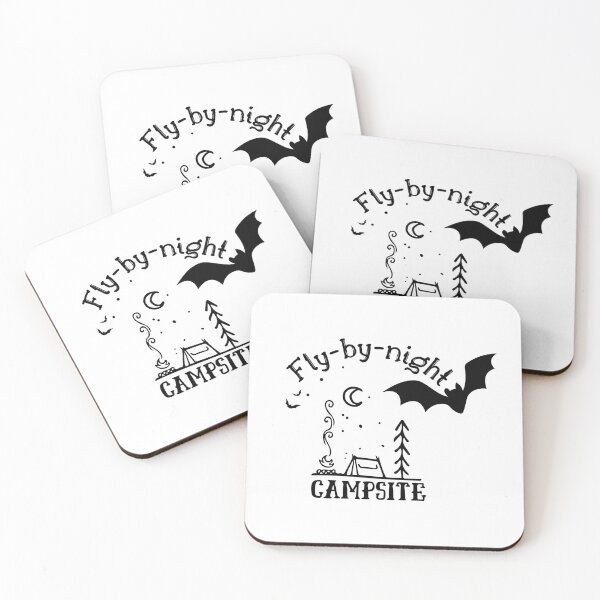 Item preview, Fly-By-Night Campsite Bats designed and sold by SunandShade.