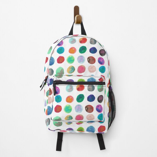Item preview, Multicolor Gradient Polka Dots Hand Painted Abstract Watercolor designed and sold by GenAumonier.