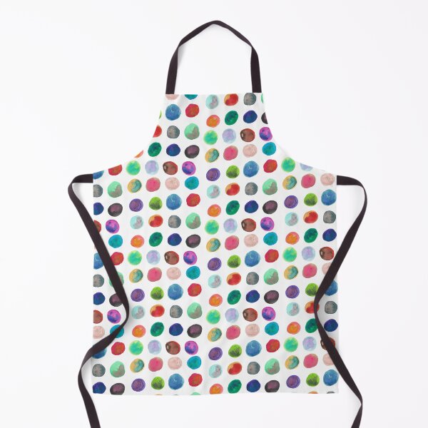 Item preview, Multicolor Gradient Polka Dots Hand Painted Abstract Watercolor designed and sold by GenAumonier.