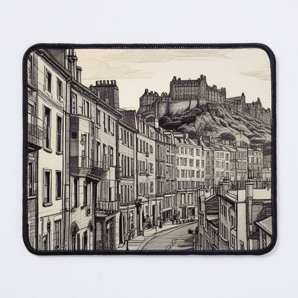 Item preview, vintage edinburgh castle scotland designed and sold by SKULLARTISTRY.