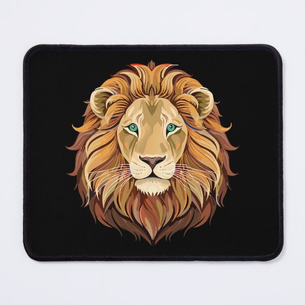 Item preview, Portrait lion head front view, (Panthera leo) designed and sold by Danler.