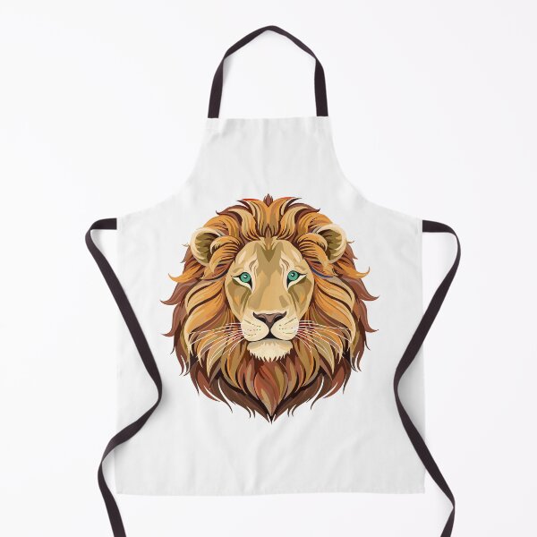 Item preview, Portrait lion head front view, (Panthera leo) designed and sold by Danler.