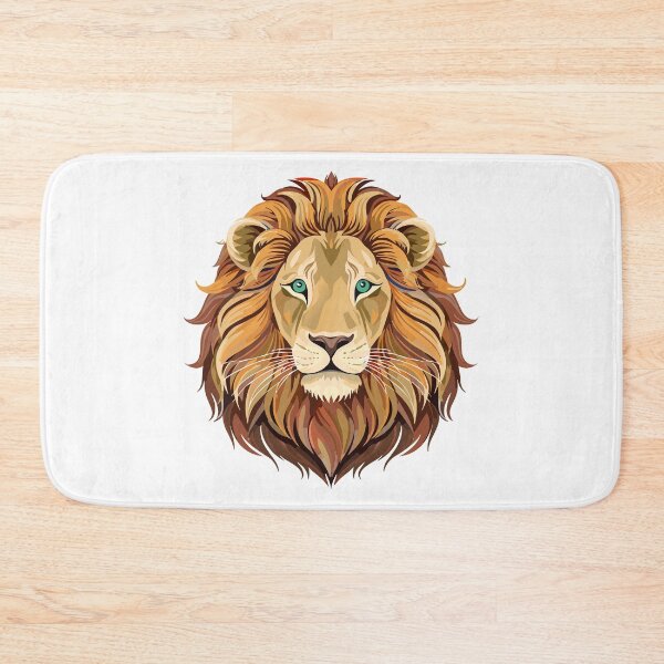 Item preview, Portrait lion head front view, (Panthera leo) designed and sold by Danler.