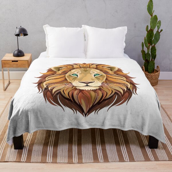 Item preview, Portrait lion head front view, (Panthera leo) designed and sold by Danler.
