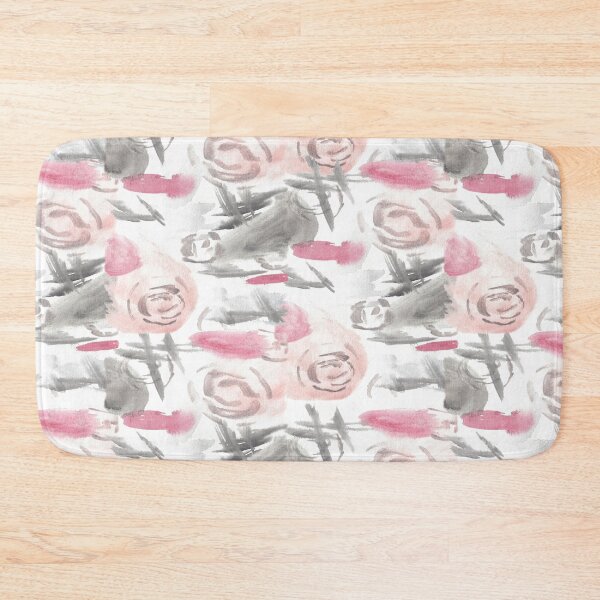 Item preview, Wilted Roses Muted Pink Grey Hand Painted Abstract Watercolor designed and sold by GenAumonier.