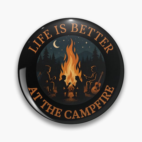 Item preview, Life Is Better At The Campfire designed and sold by Maggie Mustard.