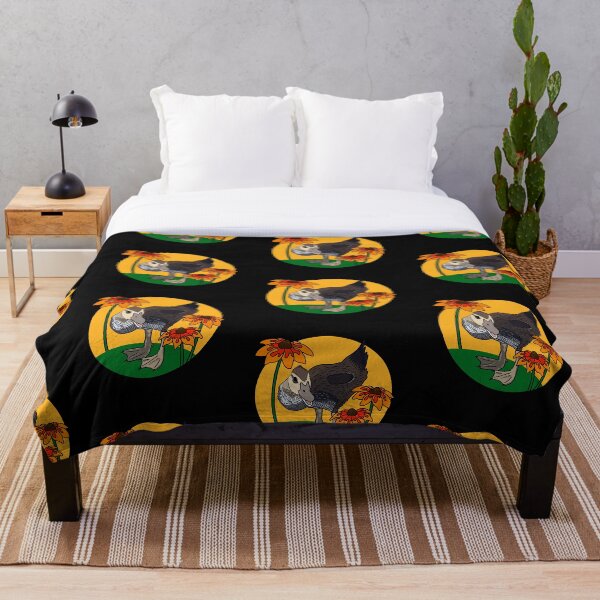 Item preview, Happy Muscovy Duckling and wildflowers designed and sold by Hotanist.