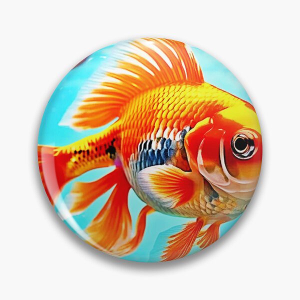 Item preview, Orange White Goldfish designed and sold by Health And Fitness Posts e-Store.