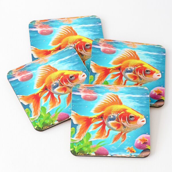 Item preview, Orange White Goldfish designed and sold by Health And Fitness Posts e-Store.