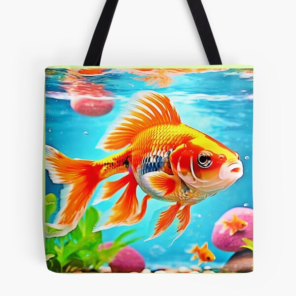 Item preview, Orange White Goldfish designed and sold by Health And Fitness Posts e-Store.