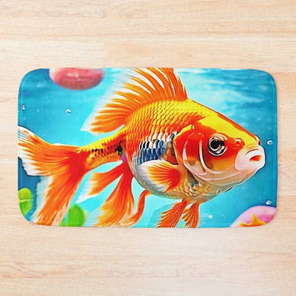 Item preview, Orange White Goldfish designed and sold by Health And Fitness Posts e-Store.