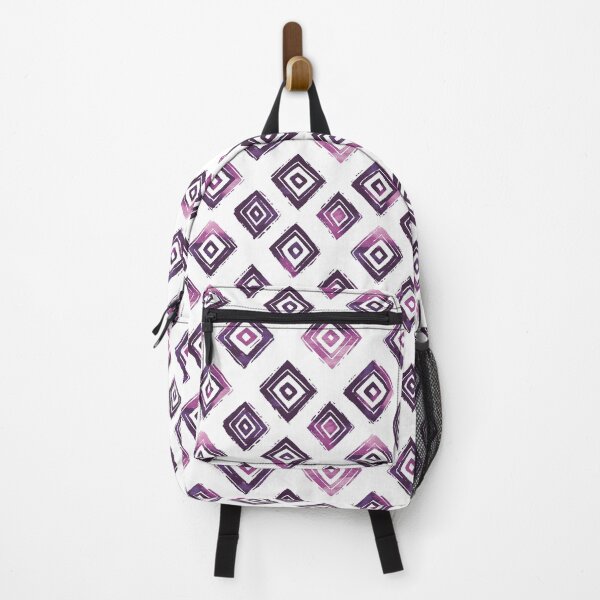 Item preview, Purple ikat pattern in ethnic style designed and sold by Ninjolo.