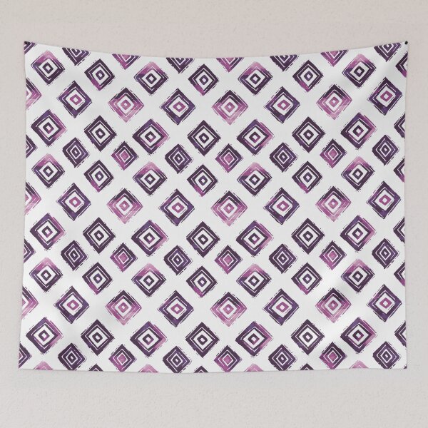 Item preview, Purple ikat pattern in ethnic style designed and sold by Ninjolo.